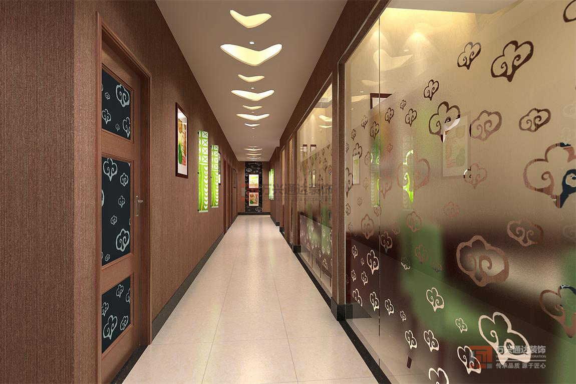 北京萬興通達辦公裝修項目-小肥羊火鍋，白銀店裝修效果圖