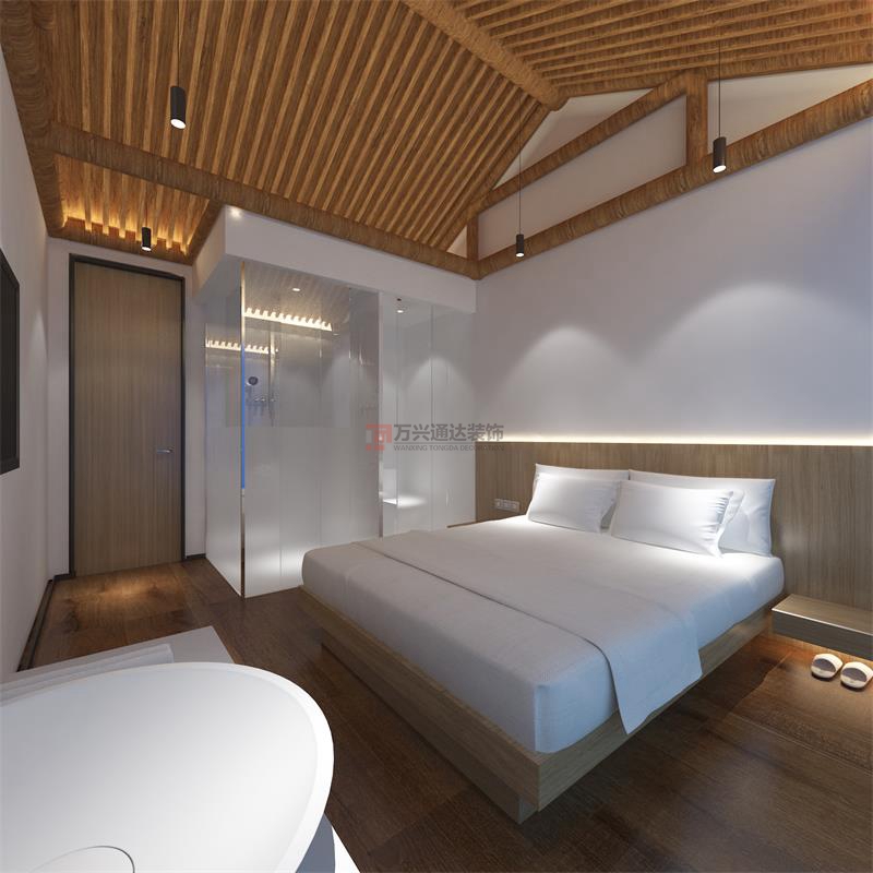 北京萬(wàn)興通達(dá)辦公裝修項(xiàng)目-東四富潤(rùn)酒店裝修案例效果圖