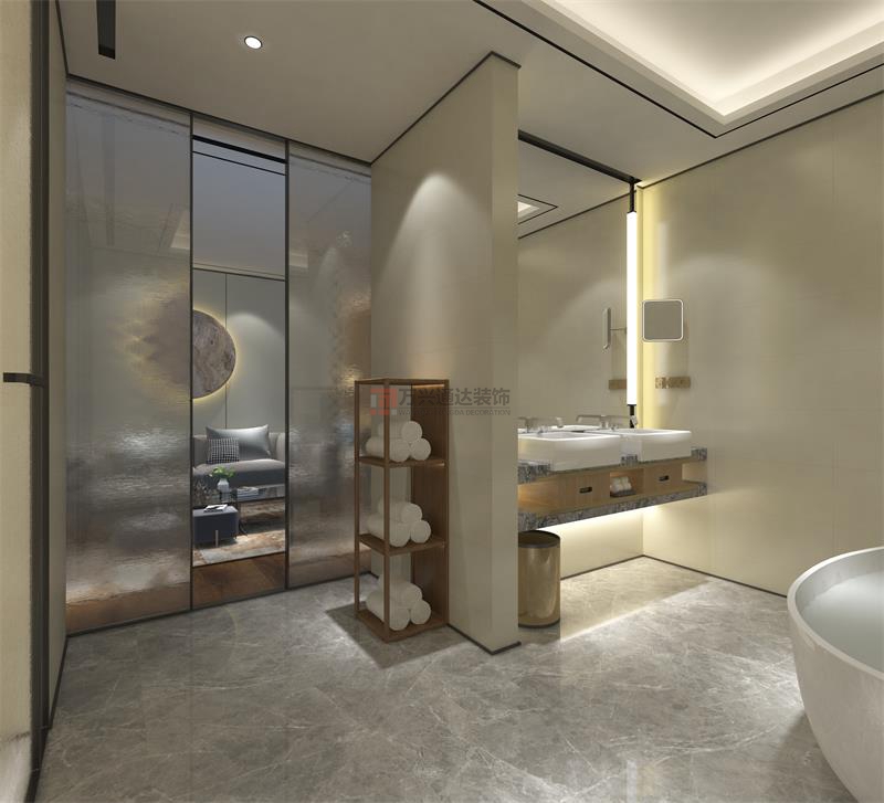 北京萬(wàn)興通達(dá)辦公裝修項(xiàng)目-東四富潤(rùn)酒店裝修案例效果圖