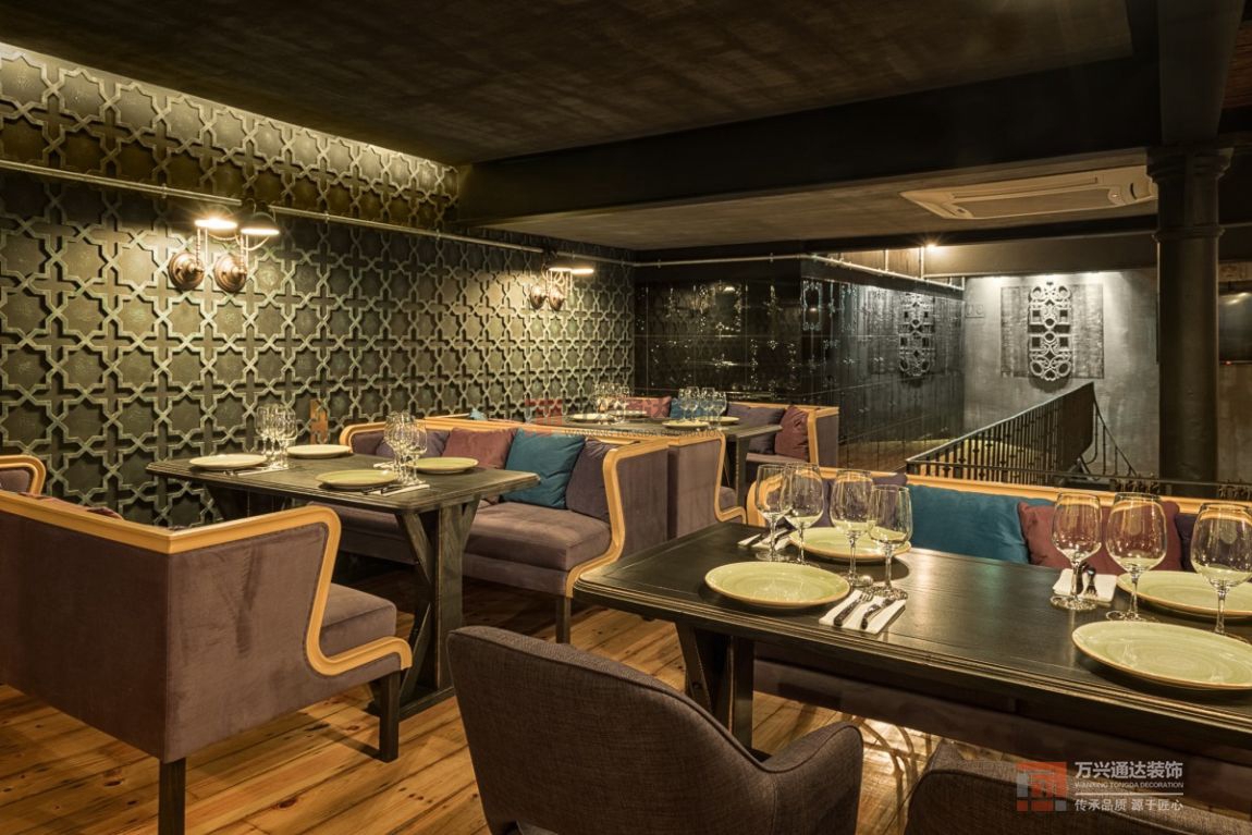 北京萬興通達(dá)辦公裝修項(xiàng)目-Grill咖啡廳裝修效果圖