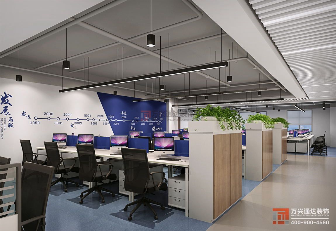 北京萬(wàn)興通達(dá)辦公裝修項(xiàng)目-吉大正元信息技術(shù)股份有限公司裝修效果圖