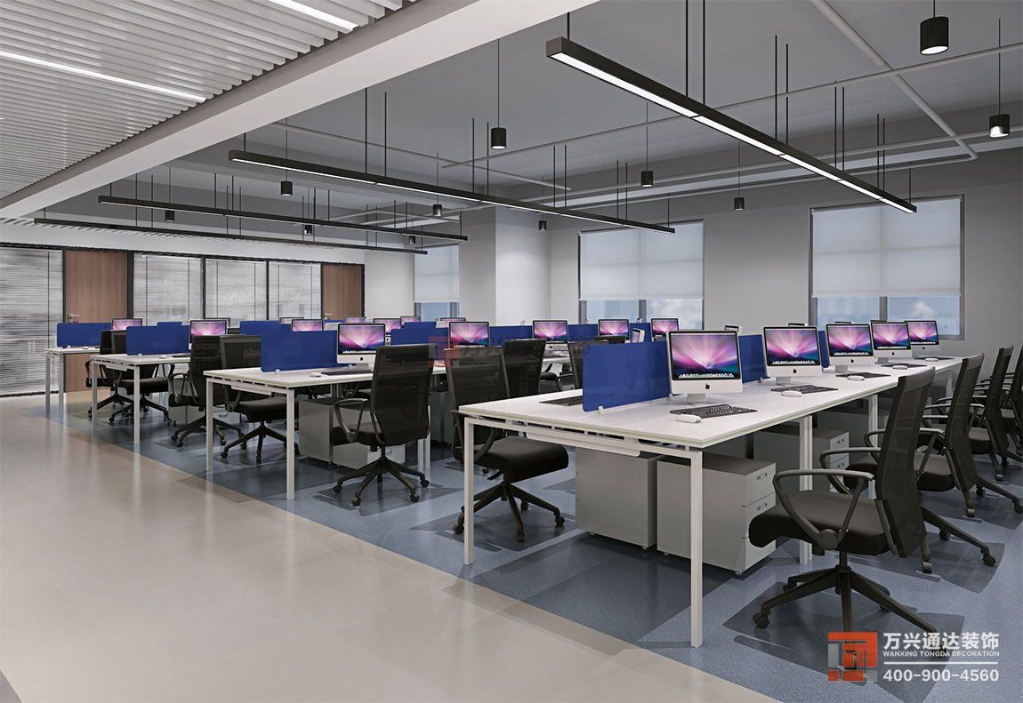 北京萬(wàn)興通達(dá)辦公裝修項(xiàng)目-吉大正元信息技術(shù)股份有限公司裝修效果圖