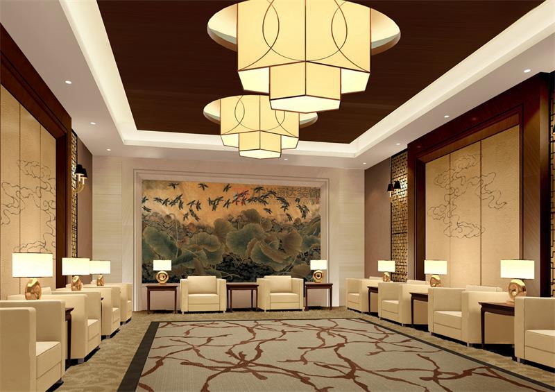 北京萬興通達辦公裝修項目-德馨溫泉酒店裝修案例效果圖