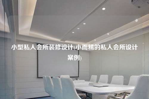 小型私人會(huì)所裝修設(shè)計(jì)(小而精的私人會(huì)所設(shè)計(jì)案例)
