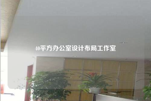 40平方辦公室設(shè)計(jì)布局工作室