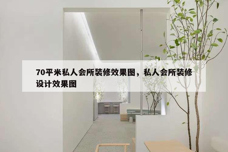 70平米私人會所裝修效果圖,私人會所裝修設(shè)計效果圖
