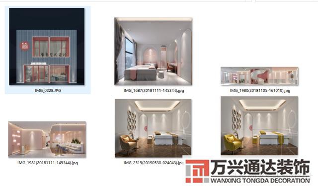 美容院設(shè)計(jì)美容院設(shè)計(jì)案例_萬興辦公室裝修公司