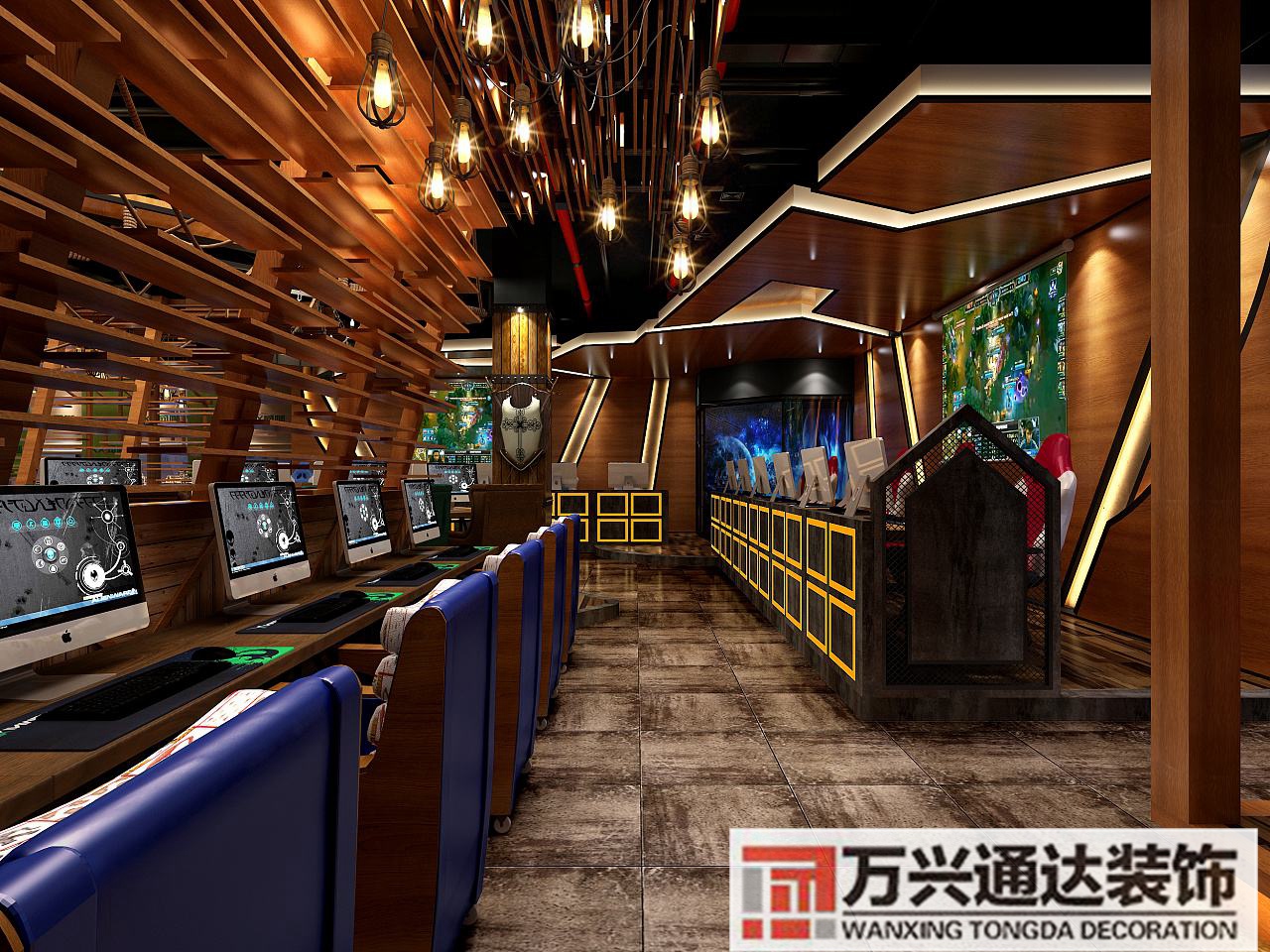 重慶網(wǎng)咖裝修高端網(wǎng)咖裝修