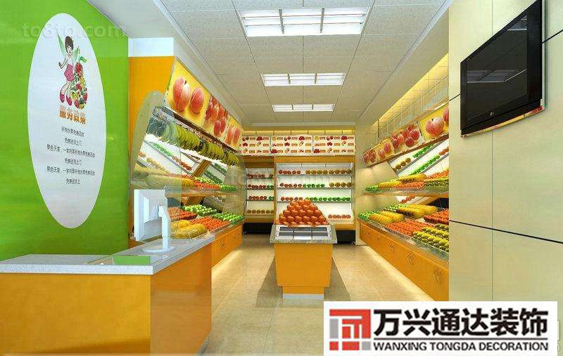 水果店內(nèi)裝修水果店裝修設(shè)計(jì)
