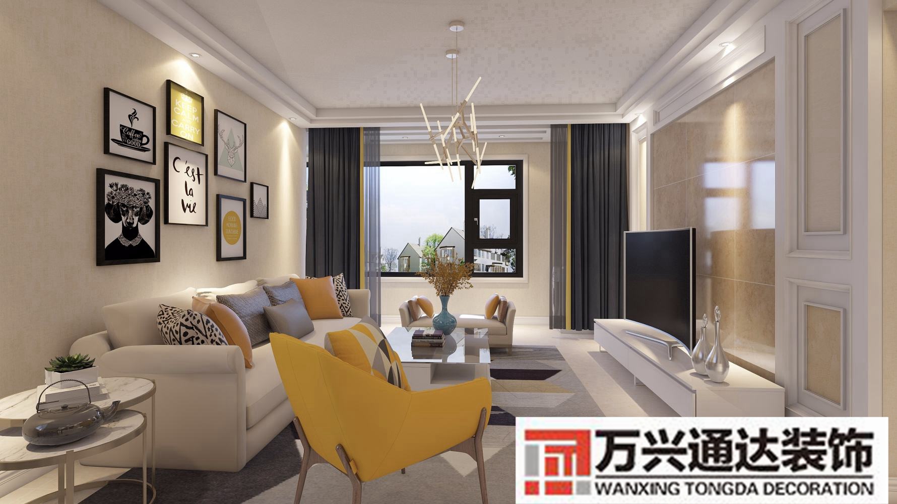 裝修三室二廳新房裝修圖片三室兩廳