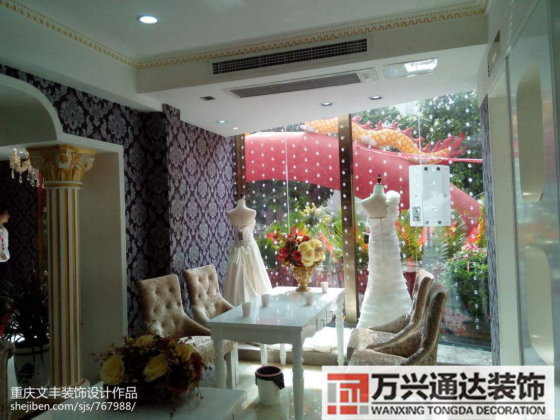 小婚紗店裝修效果圖婚紗店裝修設(shè)計(jì)效果圖
