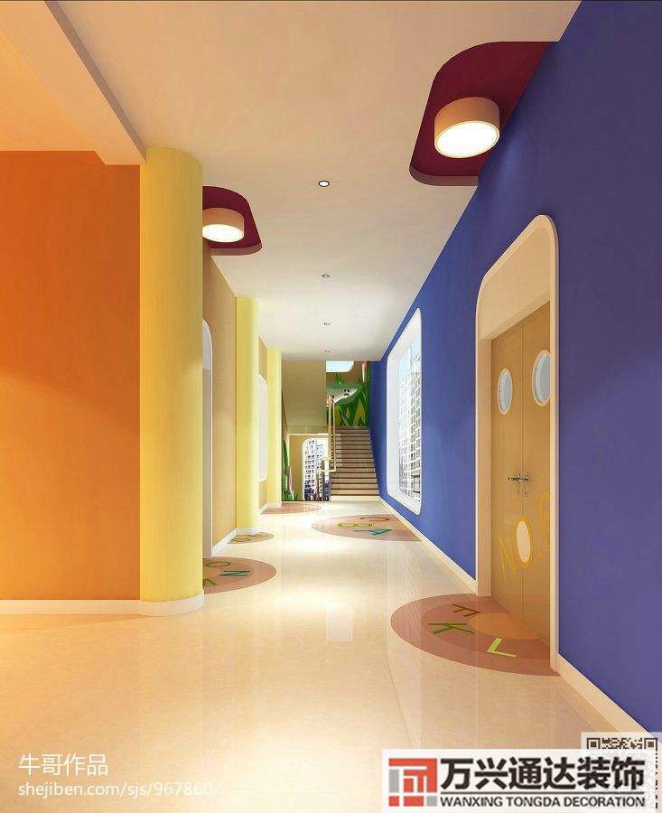 幼兒園走廊裝修設(shè)計(jì)幼兒園走廊裝修效果圖大全2015圖片