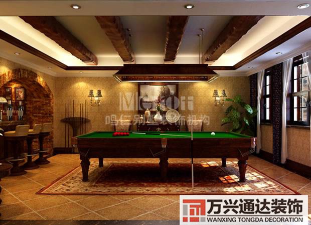 古代臺球室裝修臺球室的復(fù)古裝修風(fēng)格