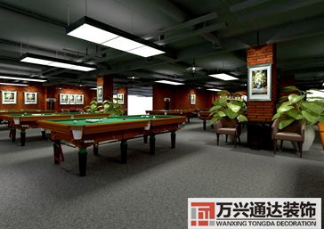 簡單裝修臺(tái)球室要多少錢400平方的臺(tái)球室裝修多少錢