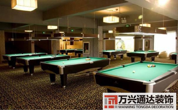 私人臺(tái)球室裝修效果圖臺(tái)球廳簡(jiǎn)約裝修效果圖片