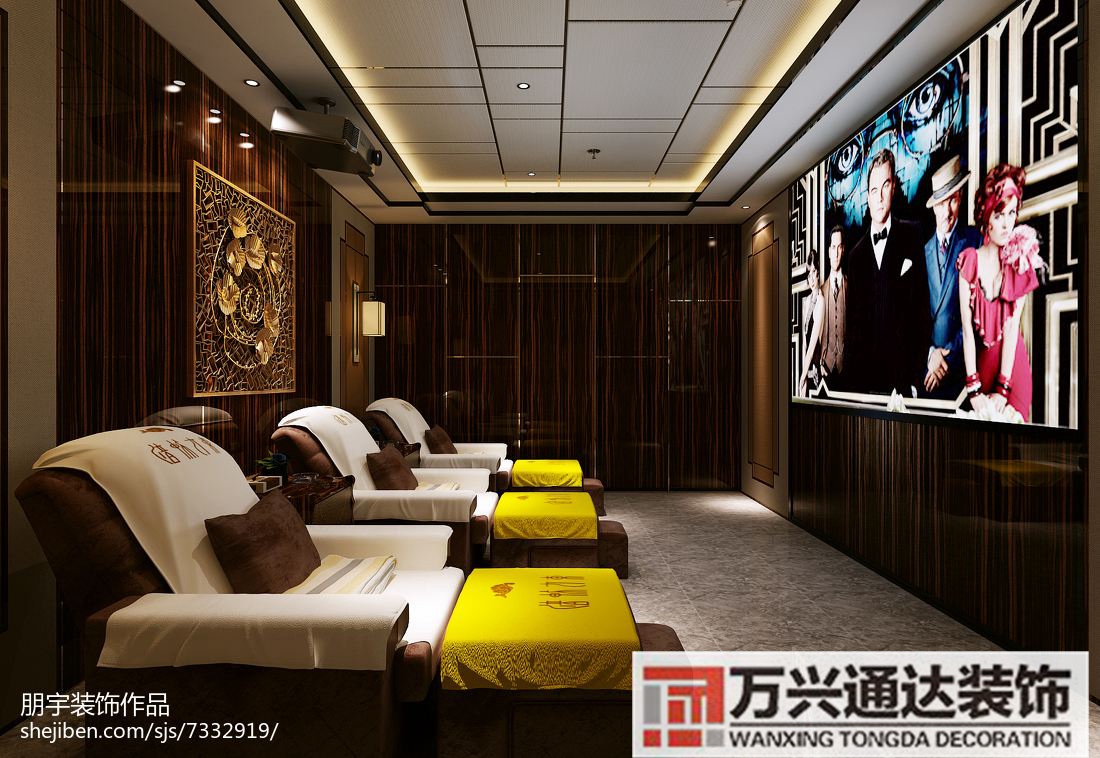 足浴會(huì)所設(shè)計(jì)裝修足浴養(yǎng)生會(huì)所裝修效果圖