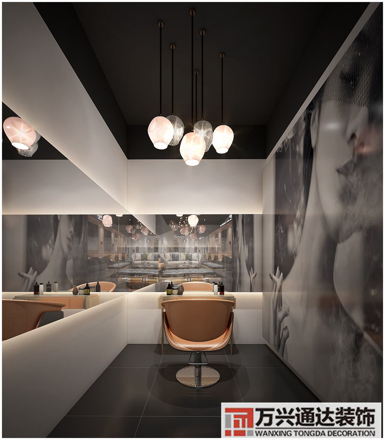 美發(fā)店工作室裝修美發(fā)工作室裝修設(shè)計(jì)