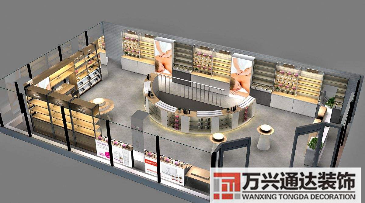 化妝品店裝修圖化妝品店簡(jiǎn)單裝修圖片