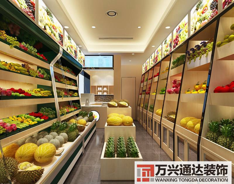 創(chuàng)意水果店裝修效果圖水果店裝修效果圖 設(shè)計圖