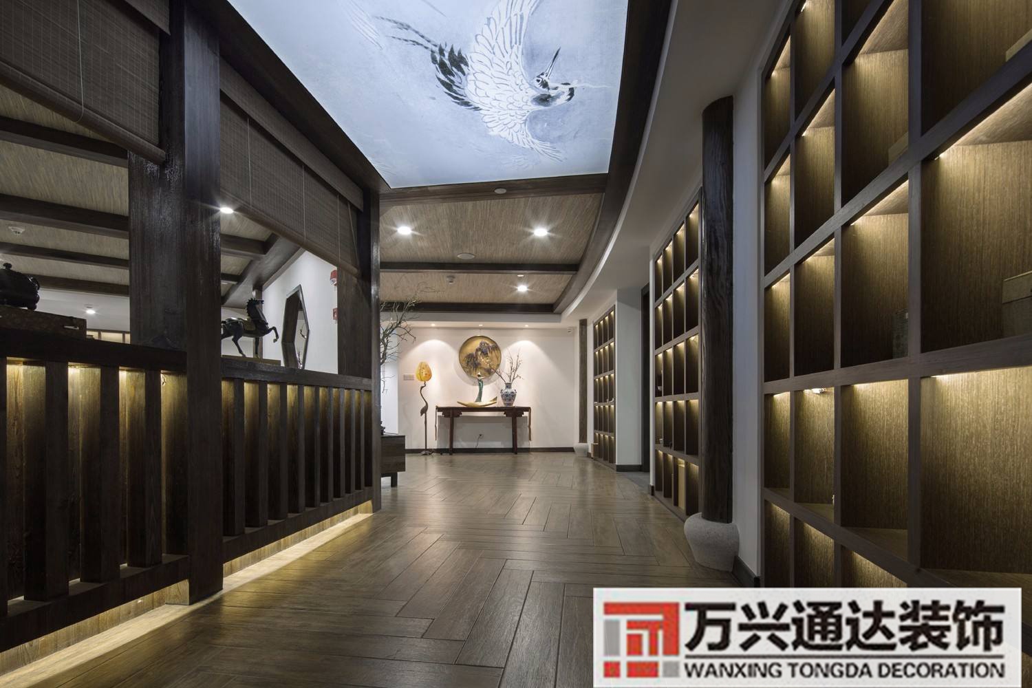 中式培訓(xùn)機(jī)構(gòu)裝修中式培訓(xùn)班裝修效果圖