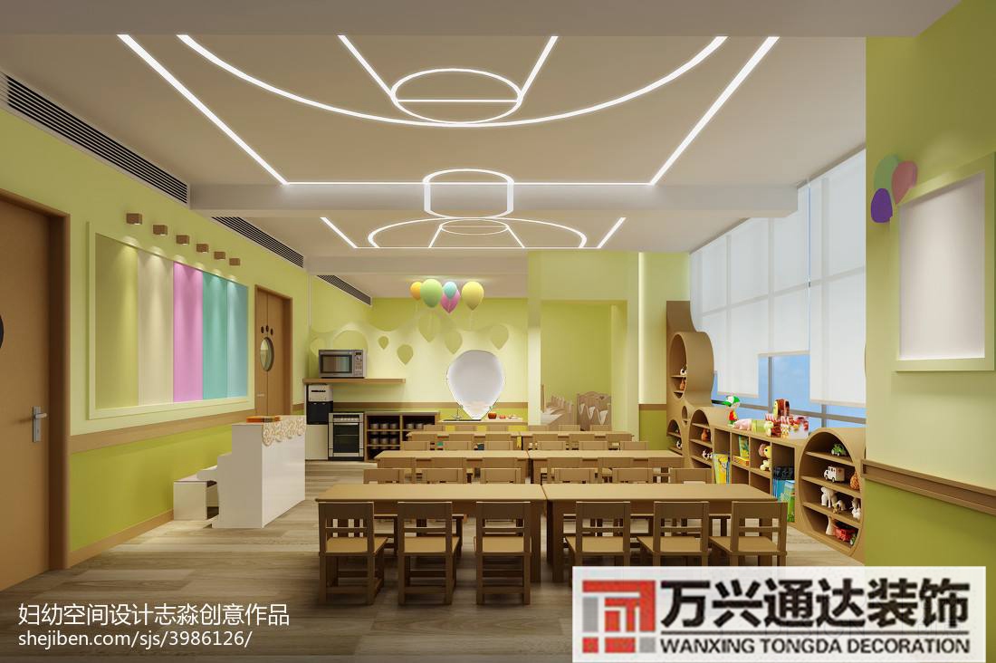 裝修幼兒園教室效果圖幼兒園教室裝修設(shè)計(jì)效果圖